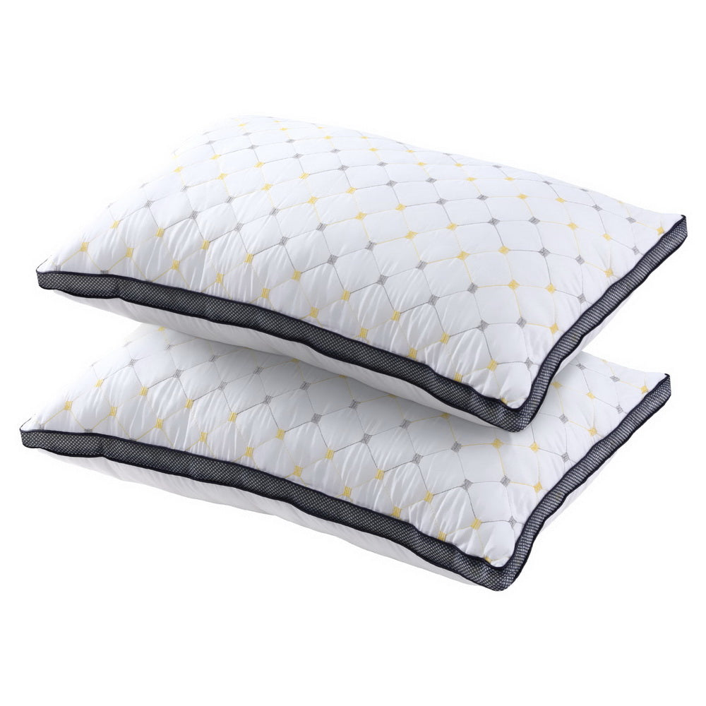 Giselle 2pcs Pillows Microfibre