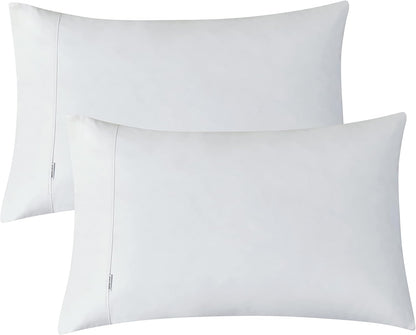 Vintage Washed 100% Cotton Sheet Set with 2 Pillowcases - White - King Size