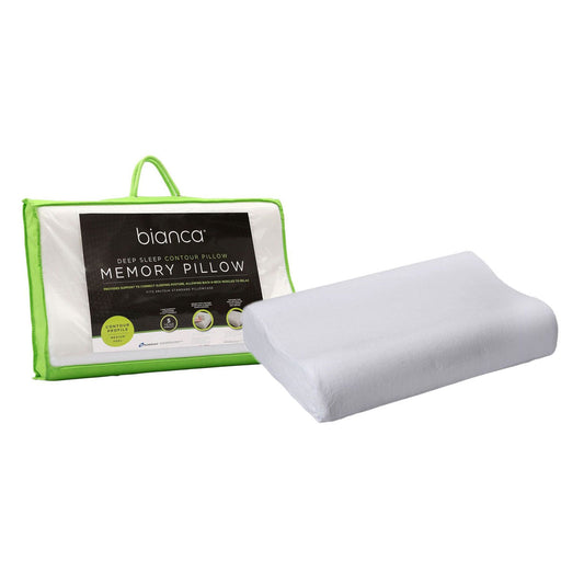 Bianca Memory Foam Contoured Profile Pillow